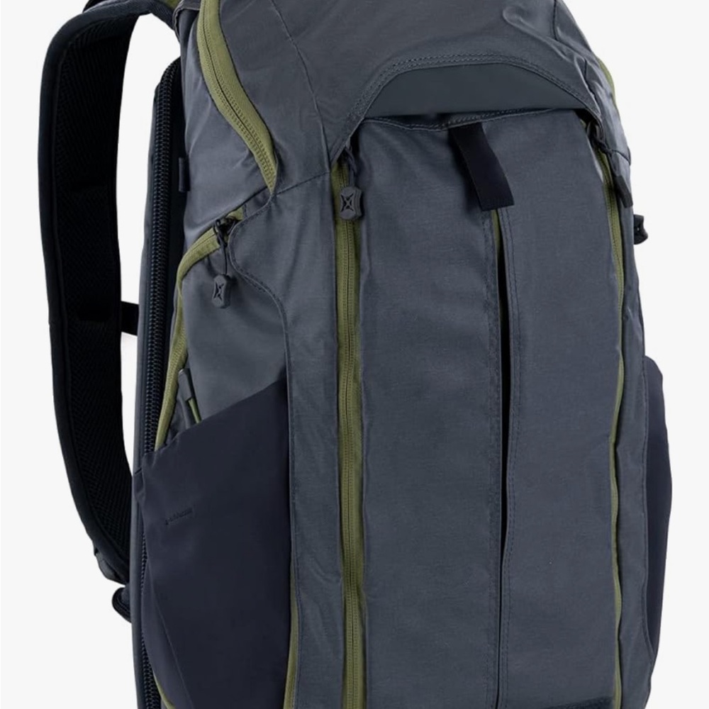 Vertx- Gamut 2.0 Backpack in Dark Gray with Olive Trim - Everyday Commuter